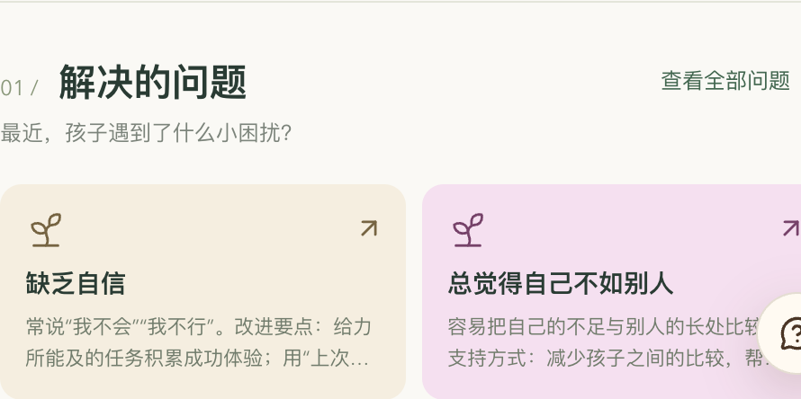 缺乏自信、总觉得自己不如别人等问题入口
